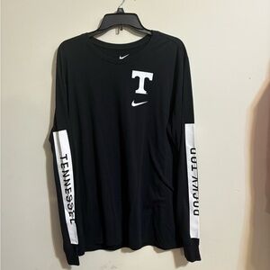 The Nike Tee Men’s Black Long Sleeve shirt‎ XL Tennessee University UT Rocky Top